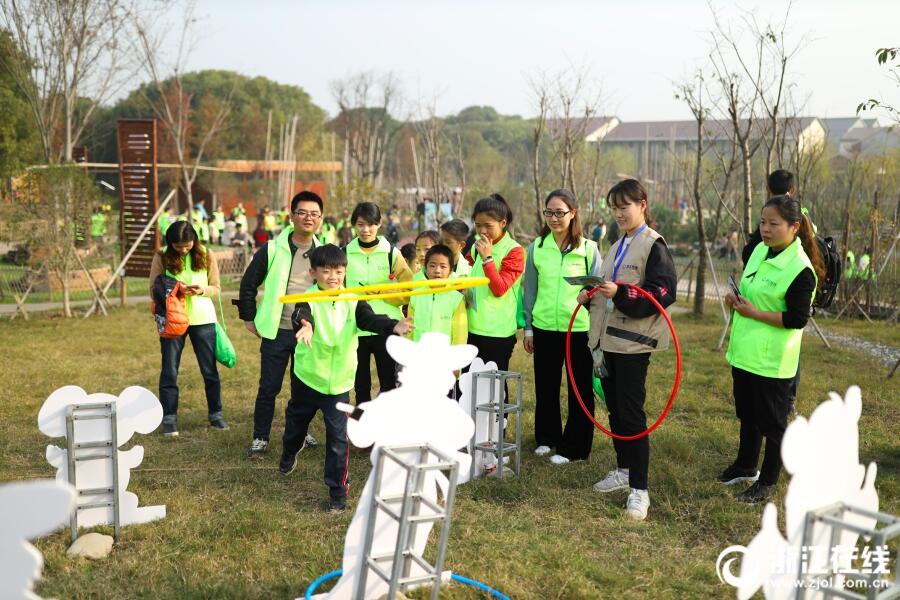 百户绿色家庭齐聚德清三林村 开启美丽乡村游园会